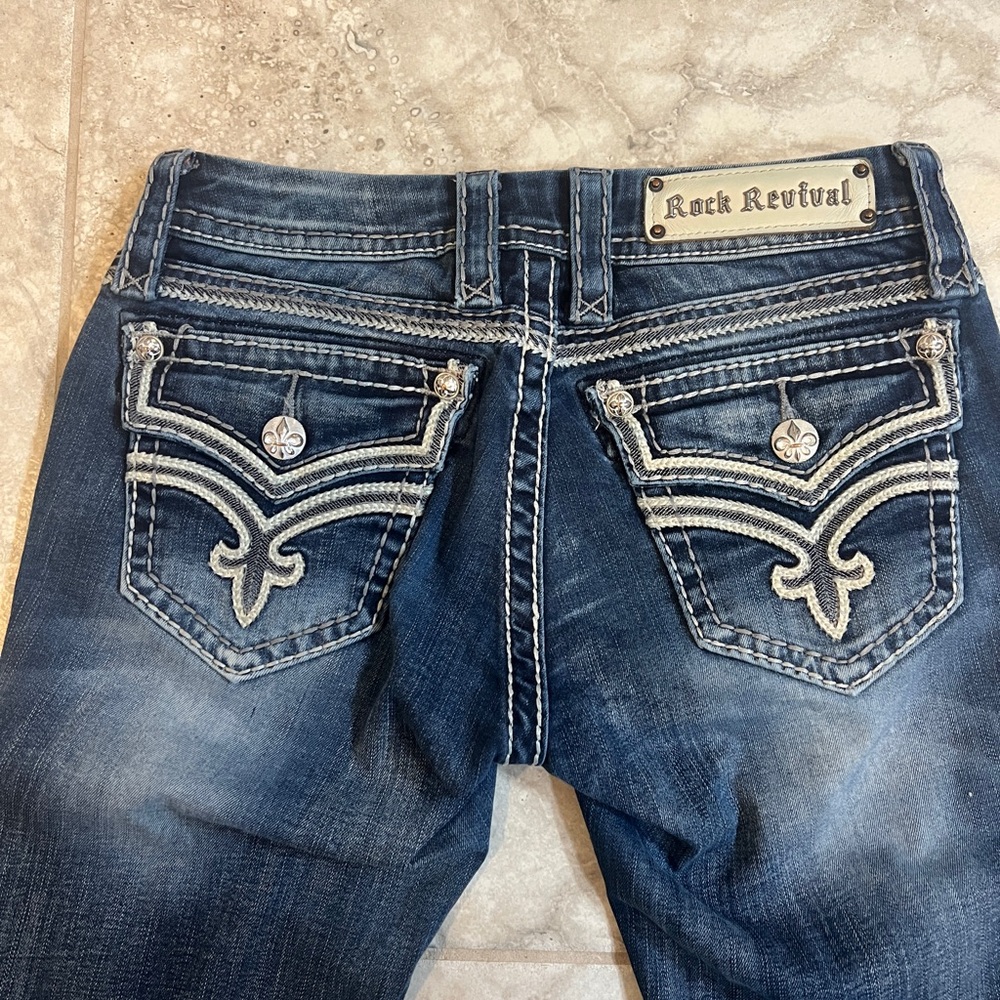 Rock Revival Ashley Bootcut Jeans Women’s Size 27 Inseam 30